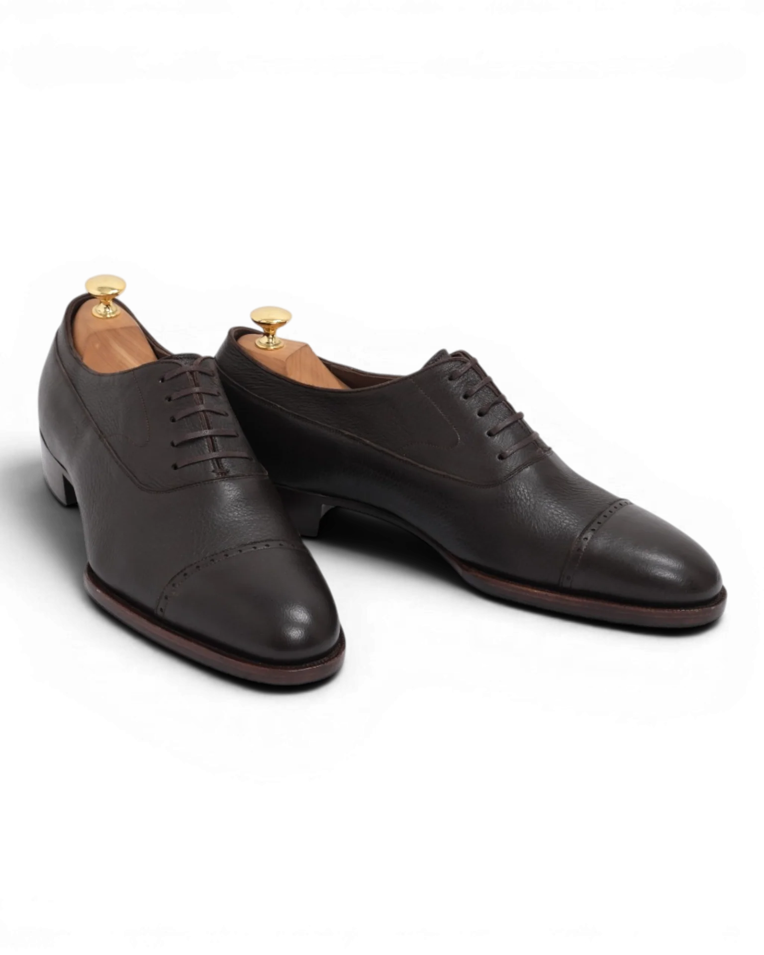 Punched Balmoral Cap-Toe Oxford