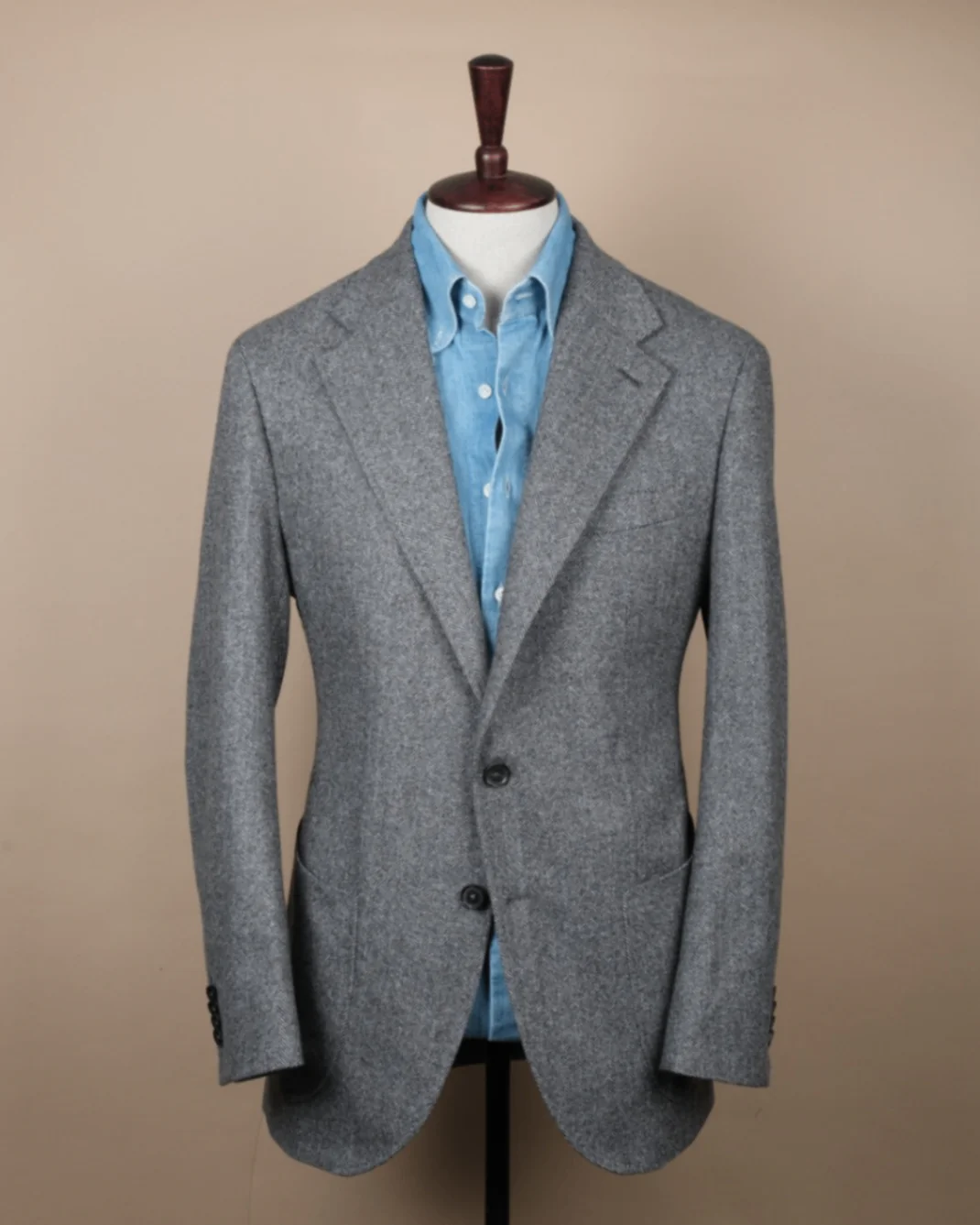 Herringbone Wool/Cashmere Sports Jacket